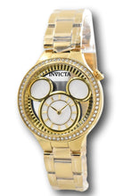 Load image into Gallery viewer, Invicta Disney Women's 35mm Limited Ed Gold Clear MOP Dial Mickey Watch 36264-Klawk Watches