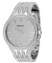 Load image into Gallery viewer, Invicta Luxury Pave Iced Men's 43mm 424 Crystal Silver Stainless Quartz 50299-Klawk Watches