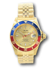 Load image into Gallery viewer, Invicta Pro Diver Automatic Men's 42mm Gold Dial Pepsi Bezel Watch 29183-Klawk Watches