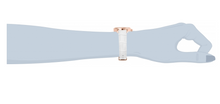 Load image into Gallery viewer, Invicta Angel Women's 40mm Rose Gold Crystal Sparkle White Leather Watch 24588-Klawk Watches