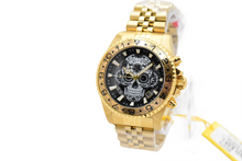 Load image into Gallery viewer, Invicta Pro Diver Dia Day Los Muertos 43mm Gold Skull Floral Chrono Watch 48951-Klawk Watches