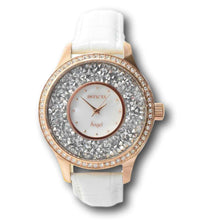 Load image into Gallery viewer, Invicta Angel Women's 40mm Rose Gold Crystal Sparkle White Leather Watch 24588-Klawk Watches