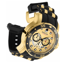 Load image into Gallery viewer, Invicta Pro Diver SCUBA Men's 48mm Gold Dial Stainless Chronograph Watch 17566-Klawk Watches
