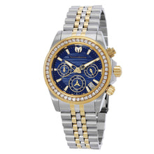 Load image into Gallery viewer, Technomarine Manta Ray Women's 38mm Blue Dial Crystal Chrono Watch TM-222024-Klawk Watches