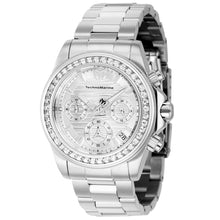 Load image into Gallery viewer, Technomarine Manta Ray Women's 38mm Silver Crystal Luxe Chrono Watch TM-222009-Klawk Watches
