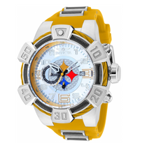 Load image into Gallery viewer, Invicta NFL Pittsburgh Steelers Men's 52mm Carbon Fiber Chronograph Watch 35777-Klawk Watches