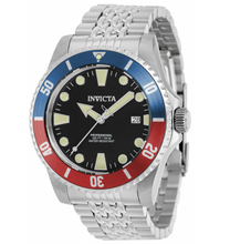 Load image into Gallery viewer, Invicta Pro Diver Automatic Men's 44mm Pepsi Bezel Lume Markers SS Watch 39751-Klawk Watches