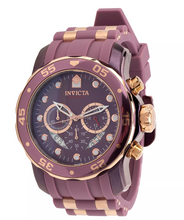Load image into Gallery viewer, Invicta Pro Diver Men's 48mm Light Purple Silicone Chronograph Watch 40935-Klawk Watches