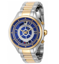 Load image into Gallery viewer, Invicta Star Wars R2-D2 Women's 38mm Gold Dual Time Limited Glitter Watch 41391-Klawk Watches