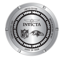 Load image into Gallery viewer, Invicta NFL Baltimore Ravens Men's 52mm Pro Diver Limited Silicone Watch 41456-Klawk Watches
