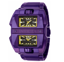 Load image into Gallery viewer, Invicta Akula Dual Time Men's 50mm Dark Purple Swiss Quartz Watch 41711-Klawk Watches