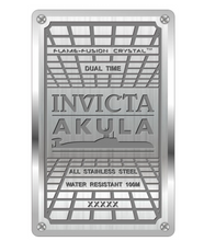 Load image into Gallery viewer, Invicta Akula Dual Time Men's 50mm Dark Purple Swiss Quartz Watch 41711-Klawk Watches