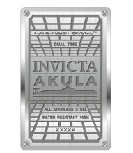 Load image into Gallery viewer, Invicta Akula Dual Time Mens 50mm Rainbow Iridescent Swiss Quartz Watch 41712-Klawk Watches