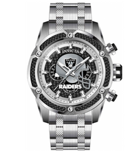 Load image into Gallery viewer, Invicta NFL Las Vegas Raiders Men's 52mm Carbon Fiber Chronograph Watch 41798-Klawk Watches