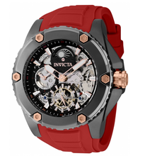 Load image into Gallery viewer, Invicta Akula Automatic Men's 51mm Dual Time Skeleton Dial Gunmetal Watch 42768-Klawk Watches