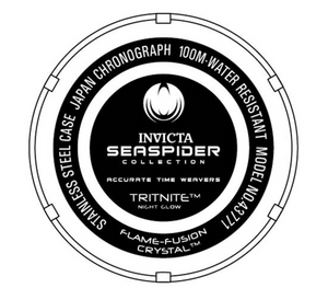 Invicta Sea Spider ArmorDome Sentinel Men's 52mm Blue Chronograph Watch 43771-Klawk Watches