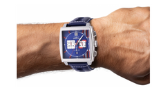 Load image into Gallery viewer, Invicta S1 Rally Cuadro Men's 45mm Navy Blue GMT Leather Chrono Watch 44749-Klawk Watches