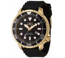 Load image into Gallery viewer, Invicta Pro Diver Men's 48mm Quartz Watch 44835 Black Gold Lume Markers 50M-Klawk Watches