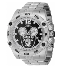 Load image into Gallery viewer, Invicta NFL Las Vegas Raiders Men's 52mm Carbon Fiber Flyback Chrono Watch 45415-Klawk Watches