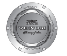 Load image into Gallery viewer, Invicta Venom Mid-Size Mens 47mm Sunray Dial Stainless Quartz Chrono Watch 47750-Klawk Watches