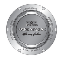 Load image into Gallery viewer, Invicta Venom Mid-Size Mens 47mm Blue Dial Gold Quartz Chrono Watch 47752-Klawk Watches