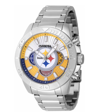 Load image into Gallery viewer, Invicta NFL Pittsburgh Steelers Men's 45mm Quartz Chronograph Watch 47933-Klawk Watches