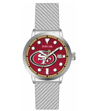 Load image into Gallery viewer, Invicta NFL San Francisco 49ers Men's 44mm Mesh Stainless Quartz Watch 47971-Klawk Watches