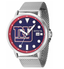Load image into Gallery viewer, Invicta NFL New York Giants Men's 44mm Mesh Stainless Quartz Watch 47974-Klawk Watches
