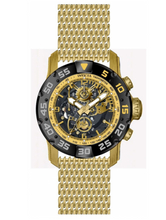 Load image into Gallery viewer, Invicta Racing JM Limited Men's 48mm Gold Skeleton Dial Chrono Watch 48058-Klawk Watches