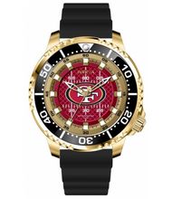 Load image into Gallery viewer, Invicta Pro Diver Men's 48mm NFL San Francisco 49ers Gold Quartz Watch 48108-Klawk Watches