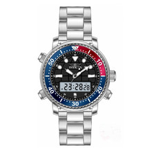 Load image into Gallery viewer, Invicta Pro Diver 46.5mm Men's Pepsi Bezel Ana-Digi Dual Time Watch 48371-Klawk Watches