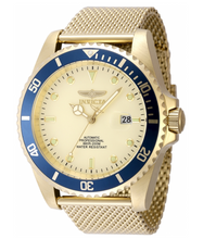 Load image into Gallery viewer, Invicta Grand Diver Automatic Men's 47mm 200M Double Gold Blue Watch 48889-Klawk Watches