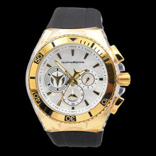 Load image into Gallery viewer, Technomarine Cruise California Men's 47mm White Pearl Dial Gold Chrono Watch-Klawk Watches