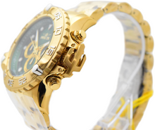 Load image into Gallery viewer, Invicta Subaqua Poseidon Green Dial Gold Band Luminous Chronograph Watch 47185-Klawk Watches