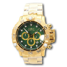 Load image into Gallery viewer, Invicta Subaqua Poseidon Green Dial Gold Band Luminous Chronograph Watch 47185-Klawk Watches