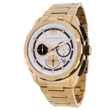 Load image into Gallery viewer, TechnoMarine Ocean Nomad Men's 43mm Silver Dial Gold Chronograph Watch TM-318093-Klawk Watches