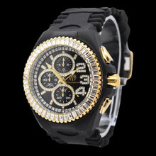 Load image into Gallery viewer, TechnoMarine Cruise JellyFish Men's 45mm Black Gold 260 Crystals Watch TM-121187-Klawk Watches