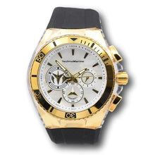 Load image into Gallery viewer, Technomarine Cruise California Men's 47mm White Pearl Dial Gold Chrono Watch-Klawk Watches