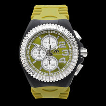 Load image into Gallery viewer, TechnoMarine Cruise JellyFish Mens 45mm Green Crystals Chrono Watch TM-121183-Klawk Watches
