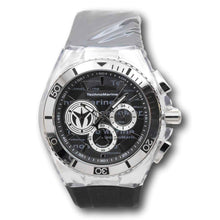 Load image into Gallery viewer, Technomarine Cruise California Mens 47mm Black Monogram Silver Chronograph Watch-Klawk Watches