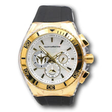 Load image into Gallery viewer, Technomarine Cruise California Men's 47mm White Pearl Dial Gold Chrono Watch-Klawk Watches