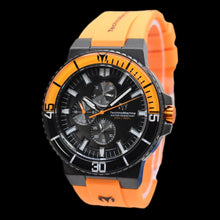 Load image into Gallery viewer, TechnoMarine Racing Legends Men's 43mm Orange Black Day Date Watch TM-525033-Klawk Watches