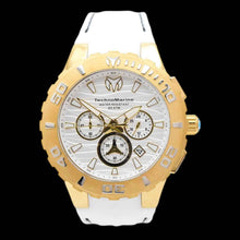 Load image into Gallery viewer, TechnoMarine Cruise Medusa Mens 44mm White Gold Chronograph Watch TM-115077-Klawk Watches