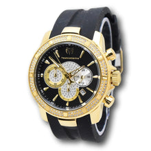 Load image into Gallery viewer, TechnoMarine UF6 TM-621011 Men's 45mm Gold Crystal Chronograph Black Watch-Klawk Watches