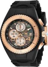Load image into Gallery viewer, TechnoMarine Cruise JellyFish Mens 46mm Black Pearl Dial Rose Gold Chrono Watch-Klawk Watches