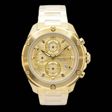 Load image into Gallery viewer, TechnoMarine Oceanico Triple Gold Mens 4mm Stainless Sport Chrono Watch TM325017-Klawk Watches