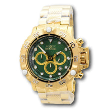 Load image into Gallery viewer, Invicta Subaqua Poseidon Green Dial Gold Band Luminous Chronograph Watch 47185-Klawk Watches