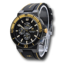 Load image into Gallery viewer, TechnoMarine Racing Legends TM-525040 Men's 43mm Black Tan Day Date Quartz Watch-Klawk Watches