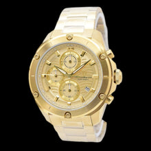 Load image into Gallery viewer, TechnoMarine Oceanico Triple Gold Mens 4mm Stainless Sport Chrono Watch TM325017-Klawk Watches