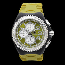 Load image into Gallery viewer, TechnoMarine Cruise JellyFish Mens 45mm Green Crystals Chrono Watch TM-121183-Klawk Watches